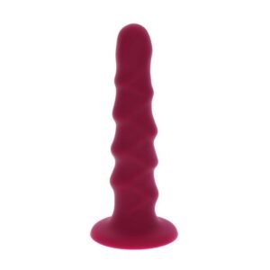 GET REAL - RIBBED DONG 12 CM ROJO