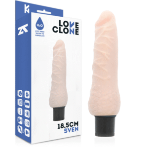 LOVECLONE - SVEN VIBRADOR REALÍSTICO SELF LUBRICATION 18.5 CM -O- 3.3 CM