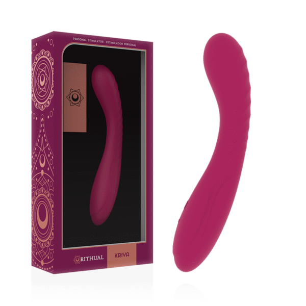 ESTIMULADOR RITUAL KRIYA PUNTO-G RECARGABLE ORQUIDEA - Imagen 2