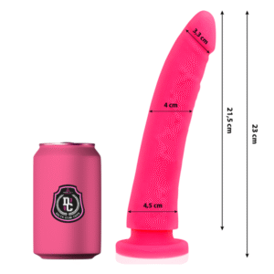 DELTA CLUB - DILDO REALISTA ROSA SILICONA MEDICA 23 CM -O- 4.5 CM