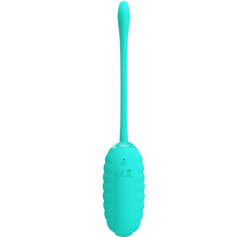 PRETTY LOVE - KIRK HUEVO VIBRADOR RECARGABLE VERDE AGUA - Imagen 2