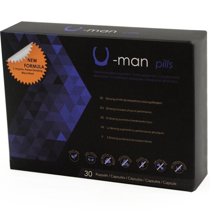 U-Man Pills – Complemento alimenticio para la virilidad masculina - Imagen 2