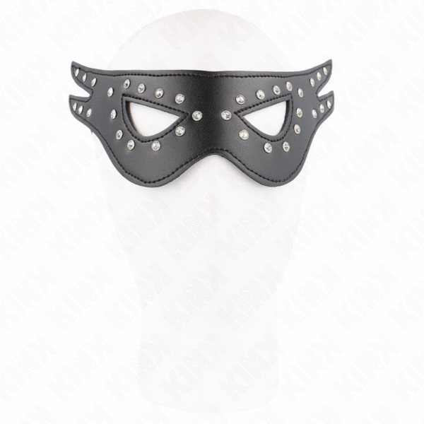 KINK - MÁSCARA DE POLIPIEL SEXY MODELO 2 27 x 13 CM - Imagen 2