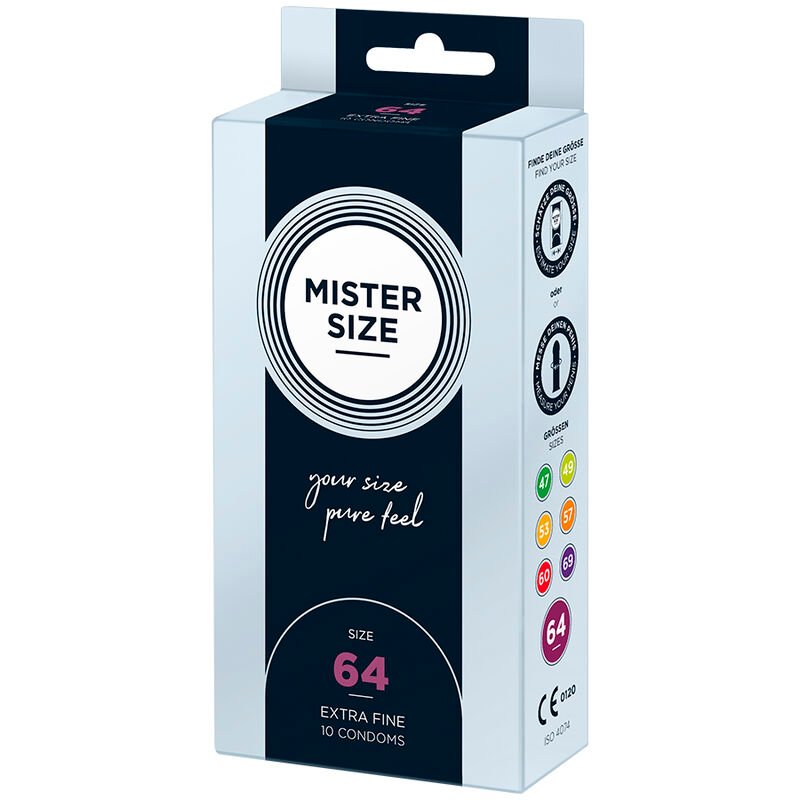 MISTER SIZE - PRESERVATIVOS TALLA XXL 64 MM (10 UNIDADES) - Imagen 2