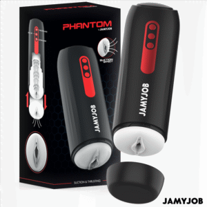 JAMYJOB - PHANTOM MASTURBADOR VAGINA AUTOMTICO 5 MODOS ONDAS ESTIMULADORAS Y EMPUJE