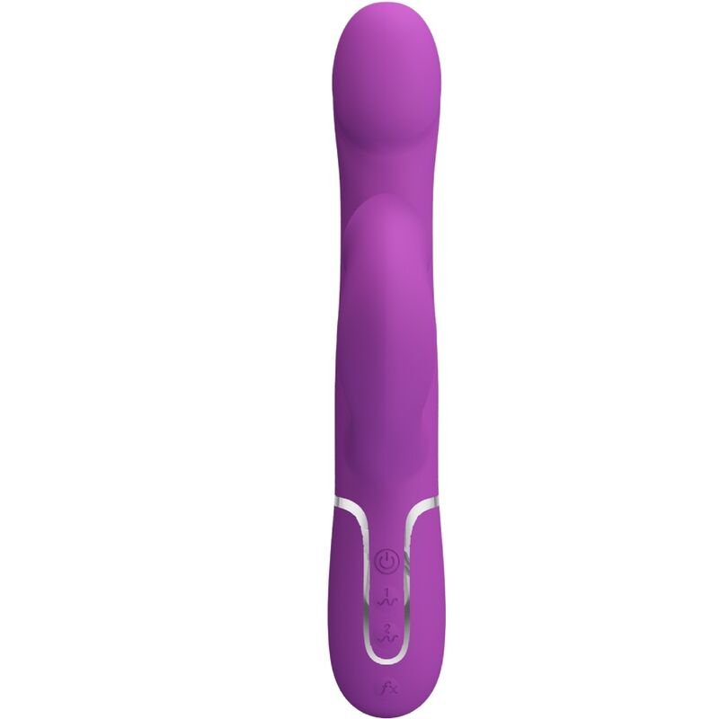 PRETTY LOVE - VIBRADOR & ESTIMULADOR MULTIFUNCIÓN 4 EN 1 MORADO - Imagen 2
