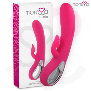 MORESSA - DUSTIN ONDAS ESTIMULADORAS CLITORIAL Y POTENTE VIBRACIÓN PREMIUM SILICONE RECARGABLE