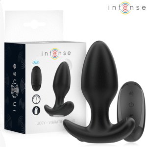 INTENSE - JOEY PLUG ANAL 10 VIBRACIONES NEGRO CONTROL REMOTO