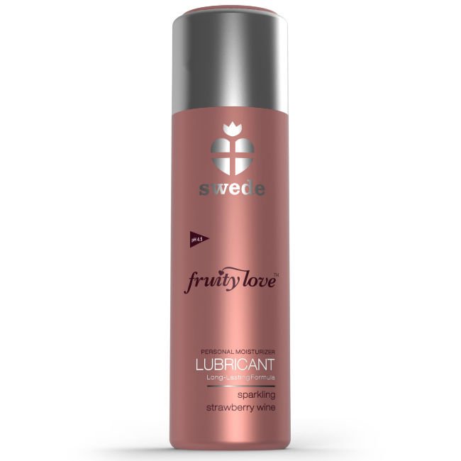 SWEDE - FRUITY LOVE LUBRICANTE FRESAS CON CHAMPAGNE 50 ML - Imagen 2