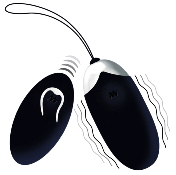 INTENSE - FLIPPY II HUEVO RECARGABLE REMOTO NEGRO - Imagen 2