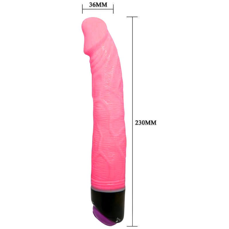 BAILE - ADOUR CLUB VIBRADOR REALÍSTICO 23 CM ROSA - Imagen 2