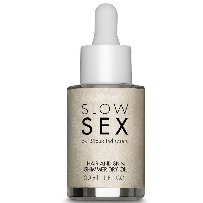 BIJOUX - SLOW SEX ACEITE SECO ILUMINADOR MULTIFUNCION 30 ML - Imagen 2