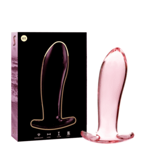 NEBULA SERIES BY IBIZA - MODELO 5 PLUG CRISTAL ROSA 12.5 CM -O- 3.5 CM