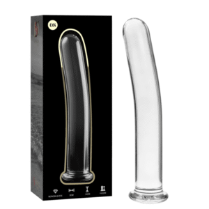 NEBULA SERIES BY IBIZA - MODELO 8 DILDO CRISTAL TRANSPARENTE 14.5 CM -O- 2 CM