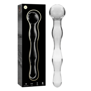 NEBULA SERIES BY IBIZA - MODELO 13 DILDO CRISTAL TRANSPARENTE 18 CM -O- 3.5 CM