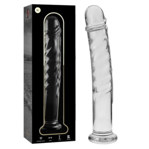 NEBULA SERIES BY IBIZA - MODELO 16 DILDO CRISTAL TRANSPARENTE 18.5 CM -O- 3 CM