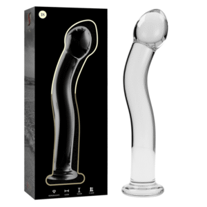 NEBULA SERIES BY IBIZA - MODELO 18 DILDO CRISTAL TRANSPARENTE 18.5 CM -O- 3.5 CM