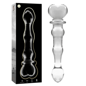 NEBULA SERIES BY IBIZA - MODELO 21 DILDO CRISTAL TRANSPARENTE 20.5 CM -O- 3.5 CM