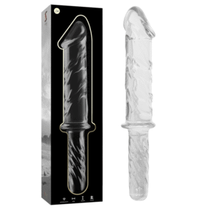 NEBULA SERIES BY IBIZA - MODELO 24 DILDO CRISTAL TRANSPARENTE 28.5 CM -O- 5 CM