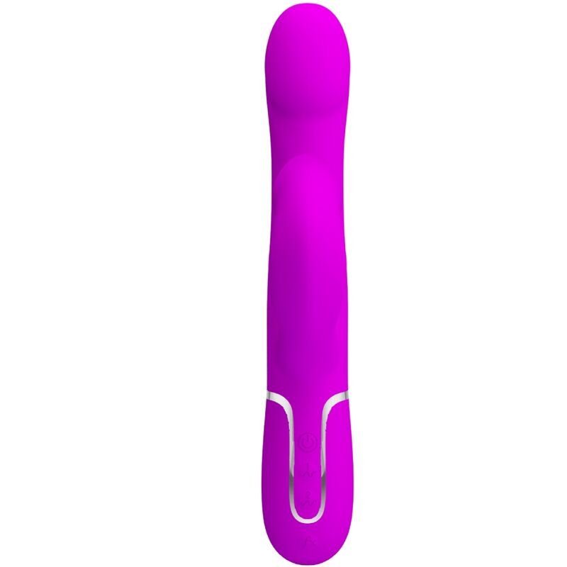 PRETTY LOVE - VIBRADOR RABBIT PERLAS VIOLETA - Imagen 2