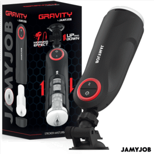 JAMYJOB - GRAVITY MASTURBADOR VAGINA AUTOMÁTICO 5 MODOS DE EMPUJE Y EFECTO SONIDO