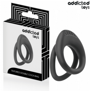ADDICTED TOYS - ANILLO TEXTURIZADO DOBLE PARA EL PENE