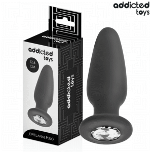 ADDICTED TOYS - PLUG ANAL CON JOYA SILICONA TALLA L 12