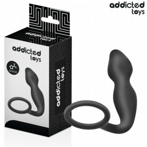 ADDICTED TOYS - PLUG ANAL CON ANILLO SILICONA MODELO 2