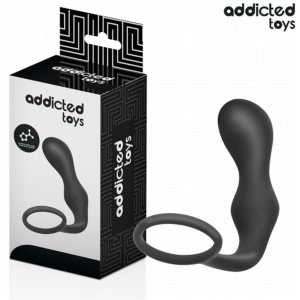 ADDICTED TOYS - PLUG ANAL CON ANILLO SILICONA MODELO 3