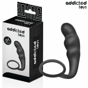 ADDICTED TOYS - PLUG ANAL CON ANILLO SILICONA MODELO 4