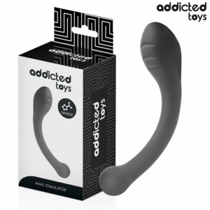 ADDICTED TOYS - ESTIMULADOR ANAL DOBLE SILICONA 18 CM
