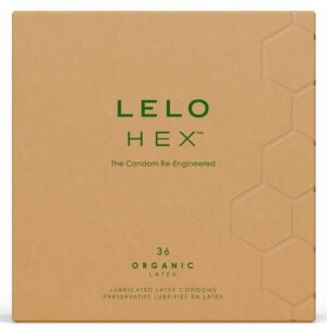LELO - HEX ORGANIC PRESERVATIVO CAJA 36 UDS