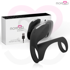 MORESSA - BRANDON POTENTE ANILLO VIBRADOR CON FUNDA DE ENGROSAMIENTO MASCULINO