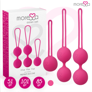 MORESSA - OSIAN SET PREMIUM SILICONA ROSA (Osian One - 51 g | Osian Two - 101 g | Osian Three 85 g)
