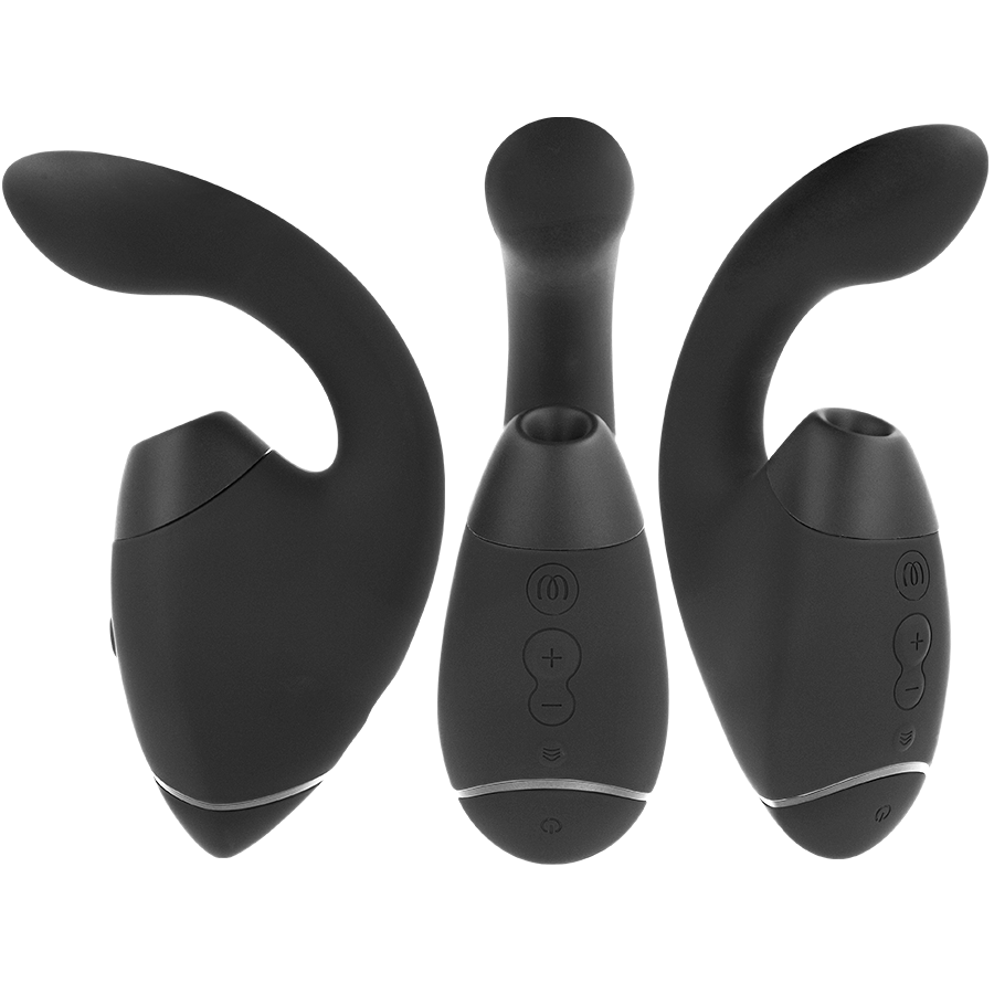 WOMANIZER - DUO NEXT DUAL CLITORAL & G-SPOT STIMULATOR BLACK - Imagen 2