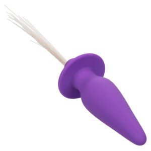 CALEXOTICS - PLUG ANAL SOUTHERN LIGHTS CON LUCES 10 VIBRACIONES SILICONA VIOLETA
