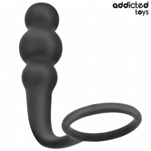 ADDICTED TOYS - PLUG ANAL CON ANILLO DE SILICONA MODELO 1