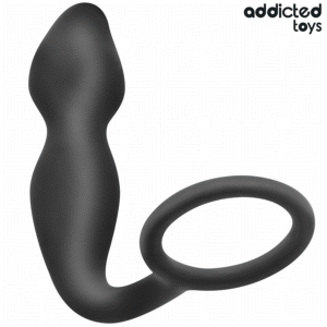 ADDICTED TOYS - PLUG ANAL CON ANILLO DE SILICONA MODELO 2