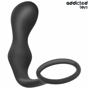 ADDICTED TOYS - PLUG ANAL CON ANILLO DE SILICONA MODELO 3