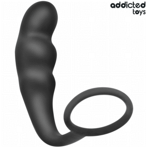 ADDICTED TOYS - PLUG ANAL CON ANILLO DE SILICONA MODELO 4