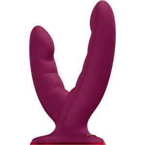 FUN FACTORY - RYDE DILDO DOBLE BURDEOS - Sin categorizar - El Arte del Placer