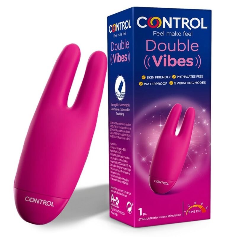 CONTROL - DOUBLE VIBES ESTIMULADOR - JUGUETES BIENESTAR - El Arte del Placer