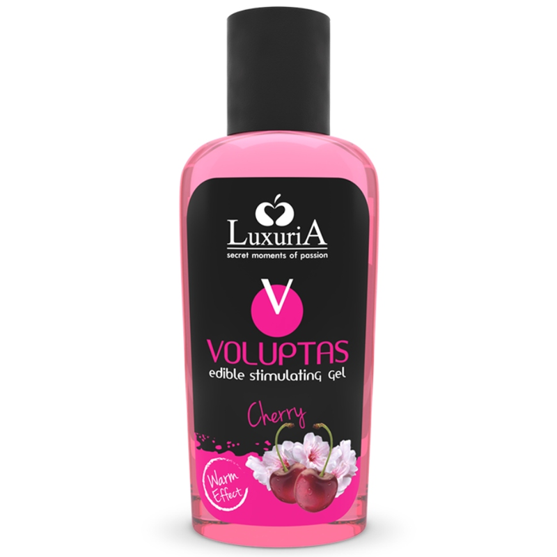 INTIMATELINE LUXURIA - VOLUPTAS GEL MASAJE COMESTIBLE EFECTO CALOR - CEREZA 100 ML - Con efecto calor - El Arte del Pla…