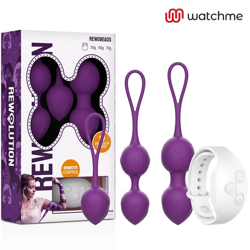 REWOLUTION - REWOBEADS BOLAS VIBRADORAS CONTROL REMOTO CON TECNOLOGIA WATCHME - JUGUETES BIENESTAR - El Arte del Placer