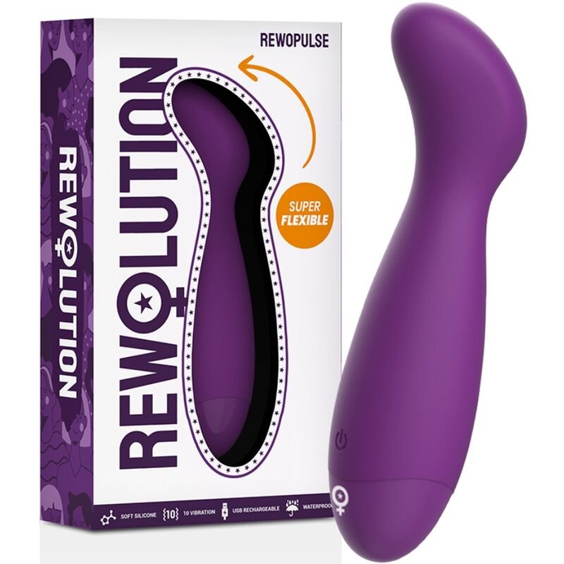 REWOLUTION - REWOPULSE VIBRADOR FLEXIBLE ESTIMULADOR PUNTO G - Estimuladores - El Arte del Placer