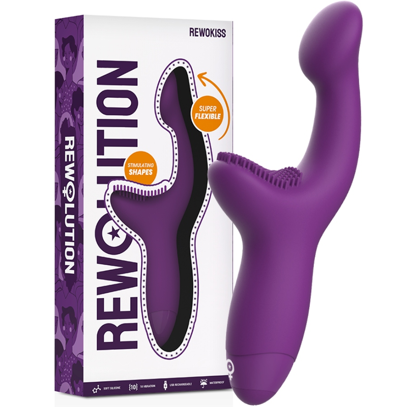 REWOLUTION - REWOKISS VIBRADOR ESTIMULADOR PUNTO A - JUGUETES BIENESTAR - El Arte del Placer