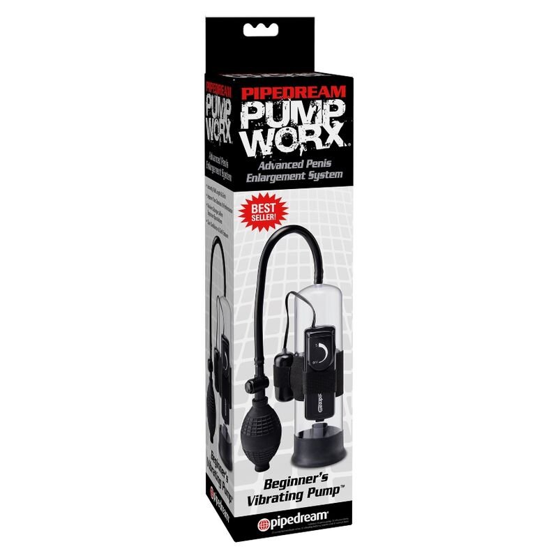 PUMP WORX - BOMBA DE SUCCIONADOR VIBRADORA PARA PRINCIPIANTES - Accesorios para el pene - El Arte del Placer