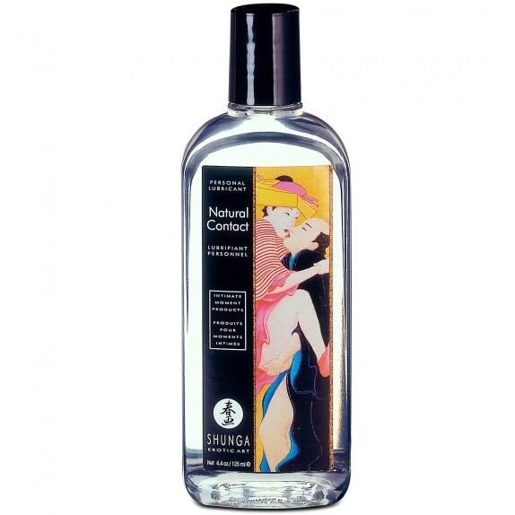 SHUNGA - LUBRICANTE CONTACTO NATURAL 125 ML - Base Agua - El Arte del Placer