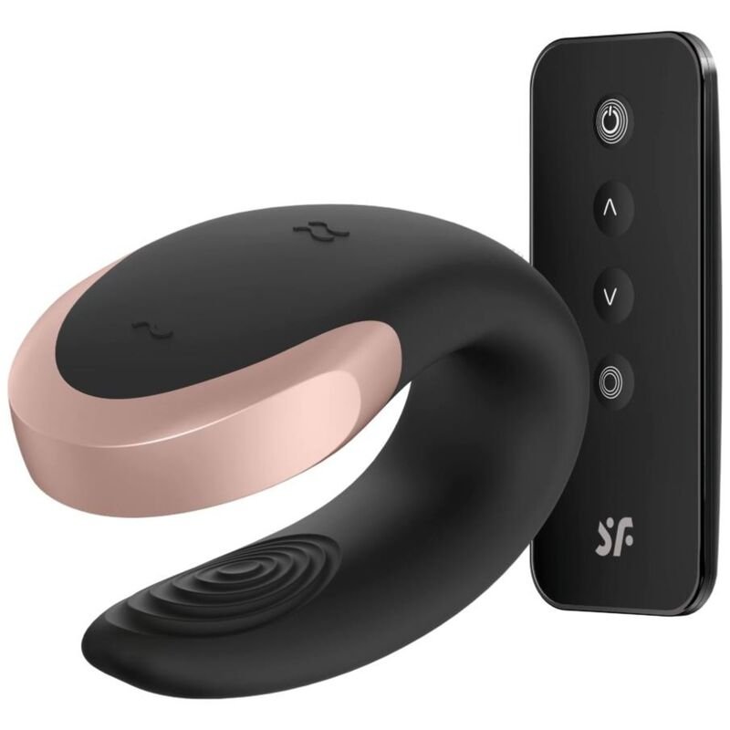 SATISFYER – APP DOUBLE LOVE VIBRADOR PAREJAS LUXURY - JUGUETES BIENESTAR - El Arte del Placer