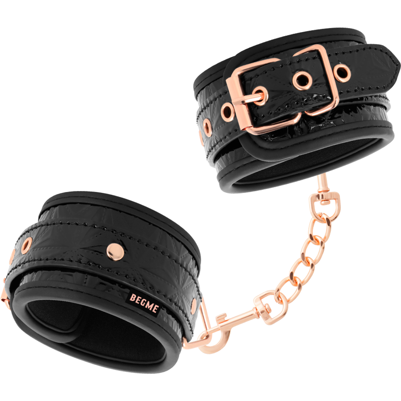 BEGME - BLACK EDITION ESPOSAS PARA TOBILLOS CON FORRO DE NEOPRENO - BDSM & BONDAGE - El Arte del Placer